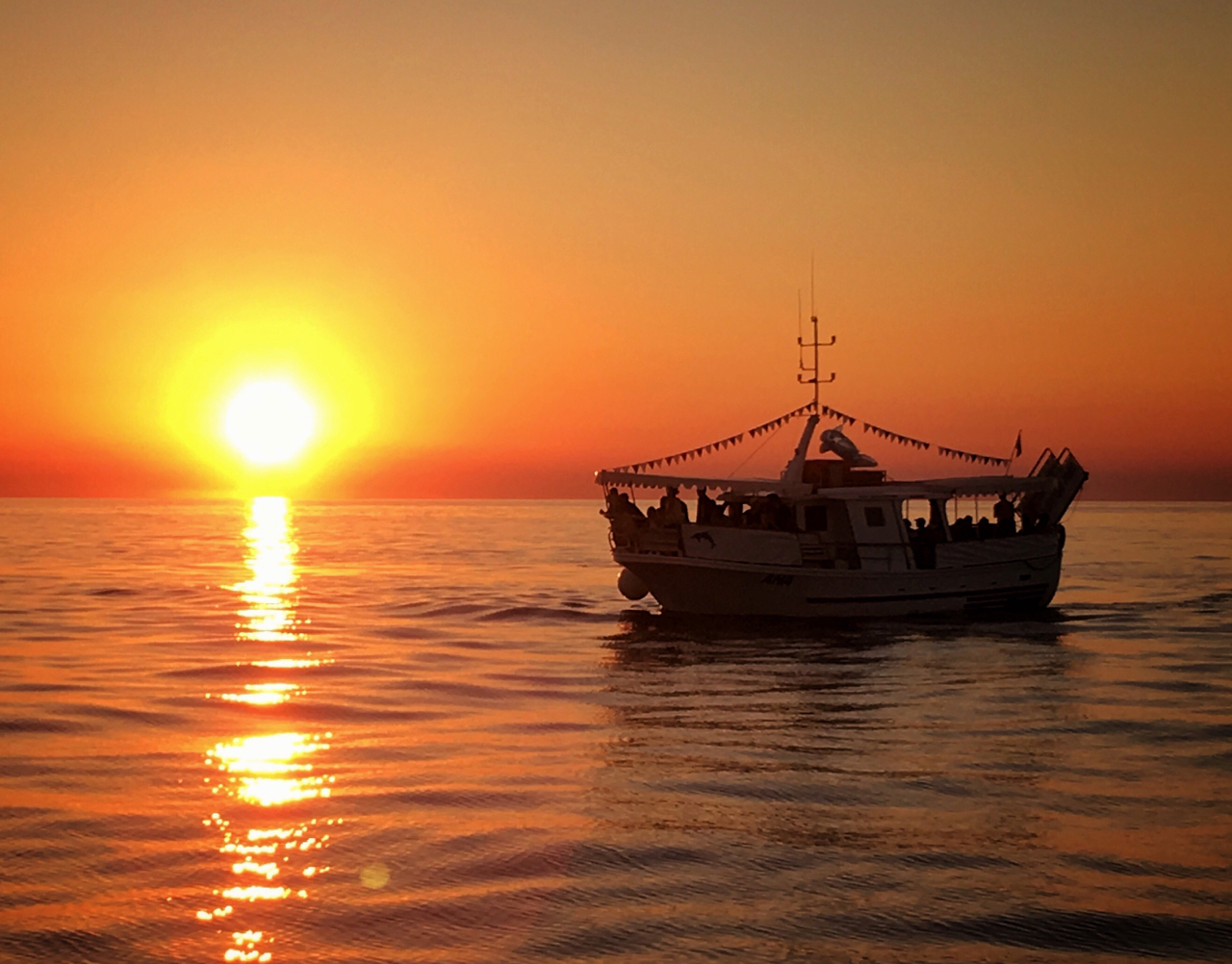 Sunset in Pula, Croatia